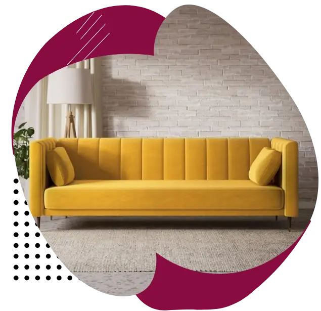 Yellow Modern Sofa