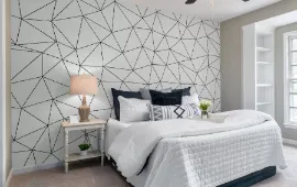 Wall Mural Minimalist abstract triangles