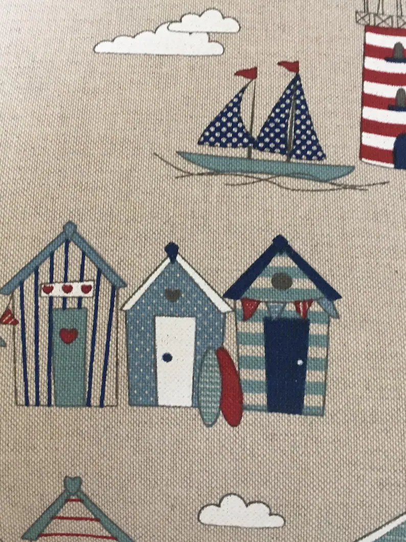 Hut Print Beach Cushions