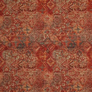 Keshan Tapestry Fabric Red