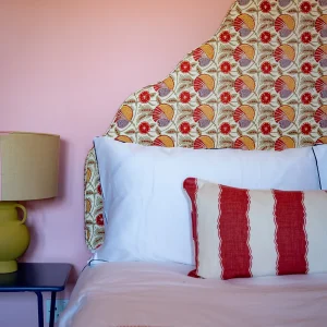 Beckie Upholstered Fabric Headboard