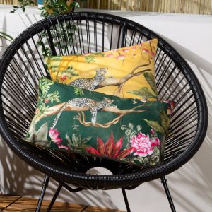 Leopard Gold Outdoor Cushion
