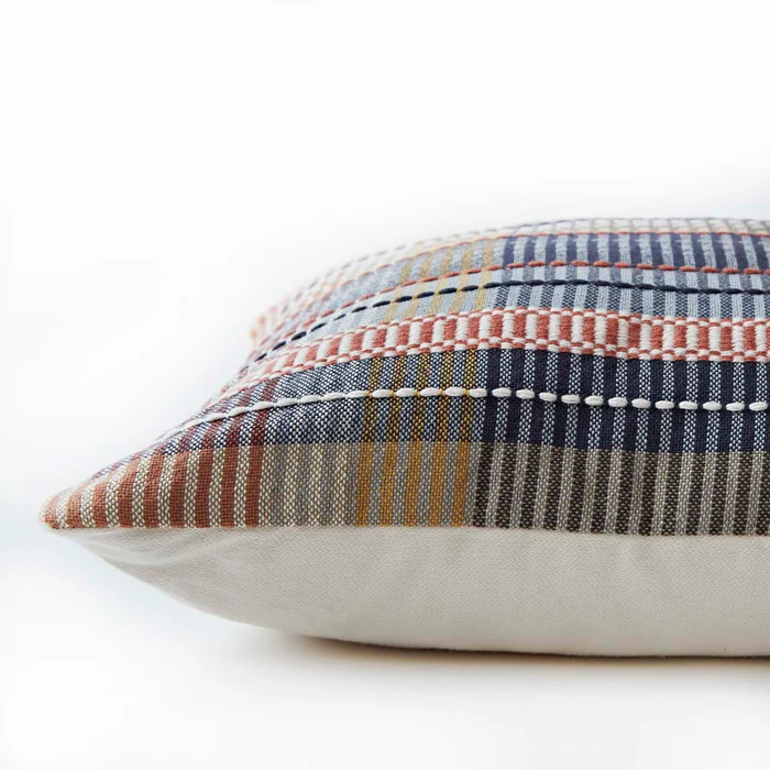 Madras Pink Check Cushion