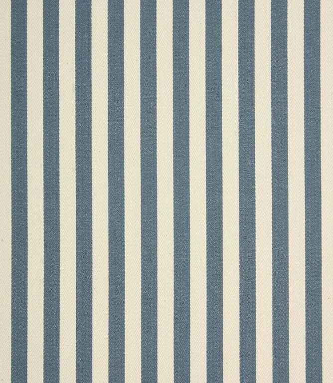 Cotswold Ticking Fabric Blue