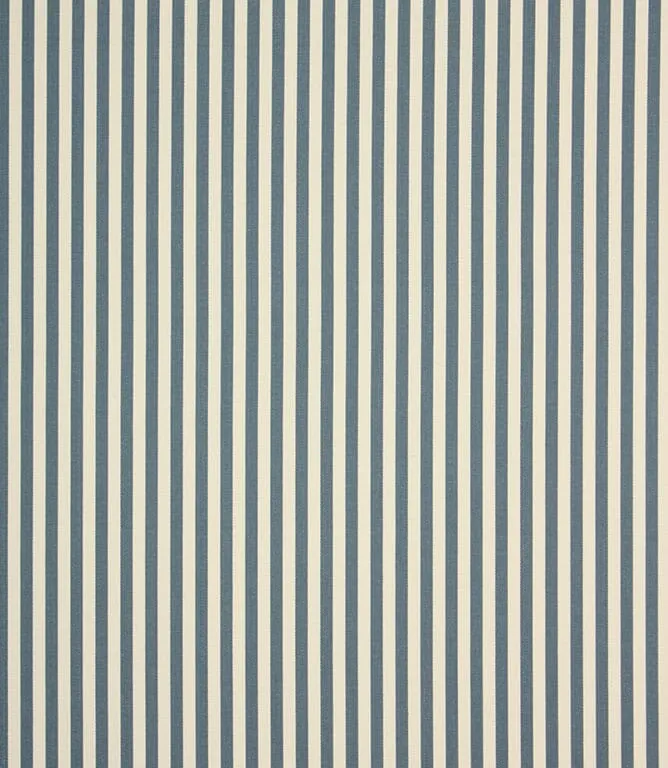 Cotswold Ticking Fabric Blue - Image 2