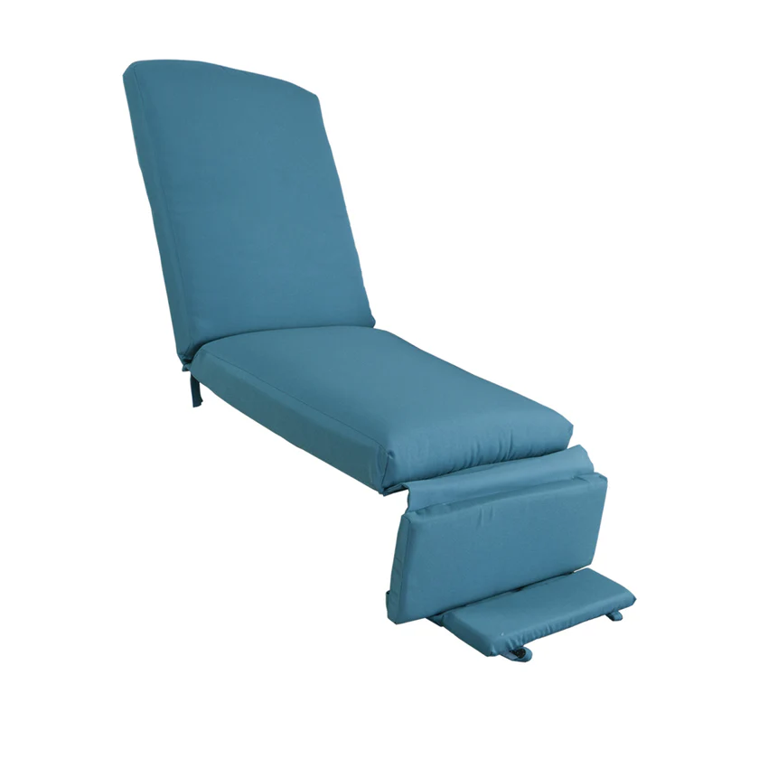 Reclining Lounge Chair Cushion – Outdoor Padded Cushion (Multiple Colors) - Image 2