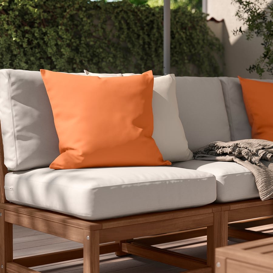 Outdoor Cushion Bright Orange - Image 2