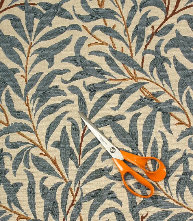 Willow Bough Tapestry Fabric Azure - Image 4