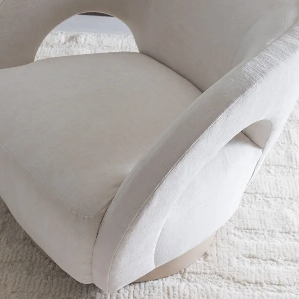 Lena Swivel Upholstered Sofa-Chair