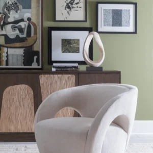 Lena Swivel Upholstered Sofa Chair