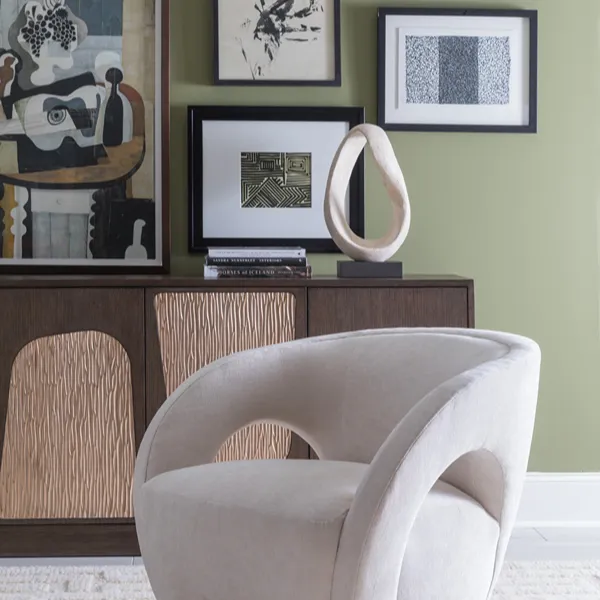 Lena Swivel Upholstered Sofa Chair