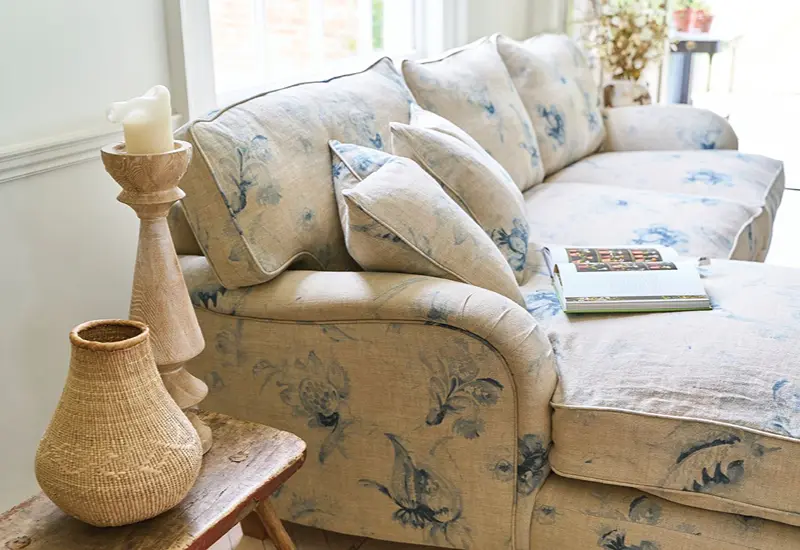 Linen Upholstery Fabric Sofa